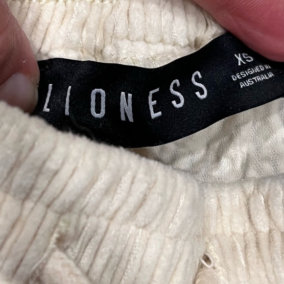 Lioness Nikita Cream Cord Straight Leg Pants - Picture 10 of 12